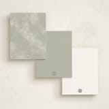 "Cameo" - Personalized Stationery Cards in Sage by Erin L. Wilson - Back of Card Options