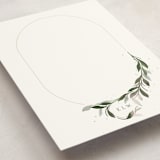 "Cameo" - Personalized Stationery Cards in Sage by Erin L. Wilson - Detail