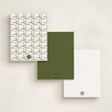 "Wild Blossoms" - Personalized Stationery Cards in Forest by Vivian Yiwing - Back of Card Options