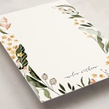 "Wild Blossoms" - Personalized Stationery Cards in Forest by Vivian Yiwing - Detail