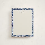 "Floral Frame" - Personalized Stationery Cards in Bluebell by Vivian Yiwing - Front