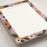 "Poppies" - Personalized Stationery Cards in Latte by Cass Loh - Detail