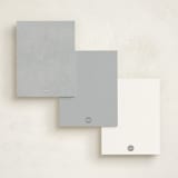 "Mountain View" - Personalized Stationery Cards in Stone by Erin German - Back of Card Options
