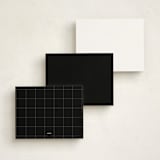 "modern classic" - Personalized Stationery Cards in Ink by Brianne Larsen - Back of Card Options