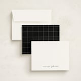 "modern classic" - Personalized Stationery Cards in Ink by Brianne Larsen - Assembled