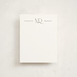 "Black Tie" - Personalized Stationery Cards in Tuxedo by Ashley DeMeyere - Front
