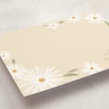 "Happy Daisies" - Personalized Stationery Cards in Buttercream by Robert and Stella - Detail