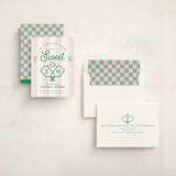 "Hit the Court" - Sweet Sixteen Party Invitations in Petal by Kiersten Garner - Assembled