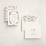 "Bow garden" - Sweet Sixteen Party Invitations in Coral by Yaling Hou Suzuki - Assembled