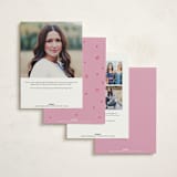 "Dancing Queen" - Sweet Sixteen Party Invitations in Pretty in Pink by Helena Vitto - Back of Card Options