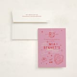 "Dancing Queen" - Sweet Sixteen Party Invitations in Pretty in Pink by Helena Vitto - Invitation with Envelope
