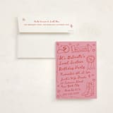"cowboy club" - Sweet Sixteen Party Invitations in Cherry by Jennifer Lew - Invitation with Envelope