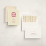 "Lambeth Cake" - Sweet Sixteen Party Invitations in Cotton Candy by Baumbirdy - Assembled