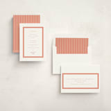 "Marfa" - Sweet Sixteen Party Invitations in Coral by Blustery August - Assembled