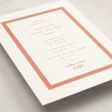 "Marfa" - Sweet Sixteen Party Invitations in Coral by Blustery August - Detail