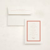"Marfa" - Sweet Sixteen Party Invitations in Coral by Blustery August - Invitation with Envelope