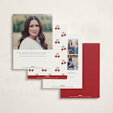"Cherry Sundae" - Sweet Sixteen Party Invitations in Meringue by Inkblot Design - Back of Card Options
