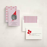 "birthday hat" - Sweet Sixteen Party Invitations in Ruby by Jennifer Lew - Assembled