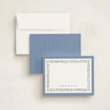 "Parker" - Personalized Stationery Cards in Cornflower by Erin L. Wilson - Assembled