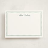 "canestrelli" - Personalized Stationery Cards in Seafoam by chocomocacino - Front