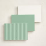 "canestrelli" - Personalized Stationery Cards in Seafoam by chocomocacino - Back of Card Options