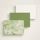 "Florence" - Personalized Stationery Cards in Apple by Petra Kern - Back of Card Options