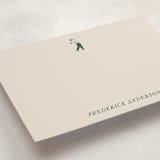 "Golf" - Personalized Stationery Cards in Forest by Vera Lim - Detail