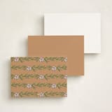 "Montecito Crest" - Personalized Stationery Cards in Petal by Petra Kern - Back of Card Options