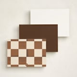 "Espresso Martini" - Personalized Stationery Cards in Chocolate by Baumbirdy - Back of Card Options