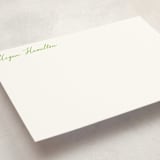 "Martini" - Personalized Stationery Cards in Lime by chocomocacino - Detail