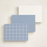 "Hydrangea" - Personalized Stationery Cards in Hydrangea by Itsy Belle Studio - Back of Card Options