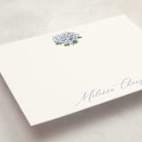 "Hydrangea" - Personalized Stationery Cards in Hydrangea by Itsy Belle Studio - Detail