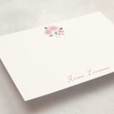 "Peony" - Personalized Stationery Cards in Blush by Itsy Belle Studio - Detail