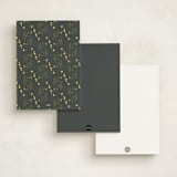 "Baby Blossoms" - Personalized Stationery Cards in Marigold by Jennifer Postorino - Back of Card Options