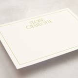 "elegant serif" - Personalized Stationery Cards in Lime by Ellen Schlegelmilch - Detail