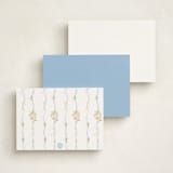 "Cottagecore" - Personalized Stationery Cards in Daphne by Creo Study - Back of Card Options