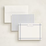 "Modern lines" - Personalized Stationery Cards in Classic Blue by Yuliya Evseeva - Assembled