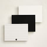 "address" - Personalized Stationery Cards in Pearl by Lori Wemple - Back of Card Options