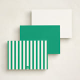 "A Little Heart" - Personalized Stationery Cards in Grass by mo kelley - Back of Card Options