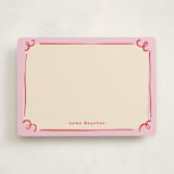 "curly corners" - Personalized Stationery Cards in Candy by Anastasia Makarova - Front