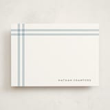 "Framed" - Personalized Stationery Cards in Denim by Jenny Millington - Front