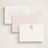 "Boat Tote" - Personalized Stationery Cards in Lobster by Erika Firm - Assembled