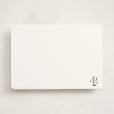 "pearl snap" - Personalized Stationery Cards in Cactus by Megan Davis - Front