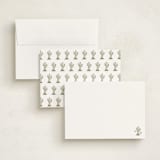 "pearl snap" - Personalized Stationery Cards in Cactus by Megan Davis - Assembled