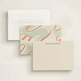 "Highlight" - Personalized Stationery Cards in Mint by elithing - Assembled