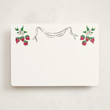 "Strawberry Queen" - Personalized Stationery Cards in Strawberry by Jill Delavan - Front