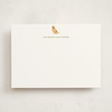"Golden Retriever" - Personalized Stationery Cards in Clover by Sarah Knight - Front