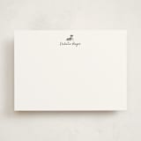"Schnauzer" - Personalized Stationery Cards in Stone by Sarah Knight - Front
