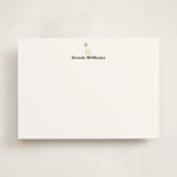 "Yellow Labrador" - Personalized Stationery Cards in Truffle by Sarah Knight - Front