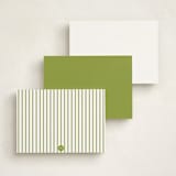 "Chihuahua" - Personalized Stationery Cards in Clover by Baumbirdy - Back of Card Options
